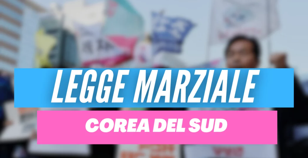 Corea del sud legge marziale